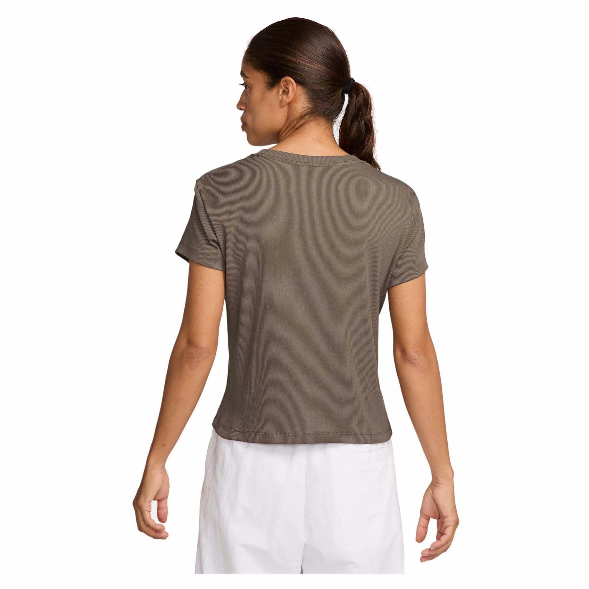 Trendy fashion Women's Sportswear Tight Ribbed Short Sleeve T-Shirt
