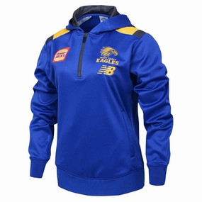 Trendy Women's AFL West Coast Eagles Football Club 2025 Half Zip Hoodie Versatile fashion