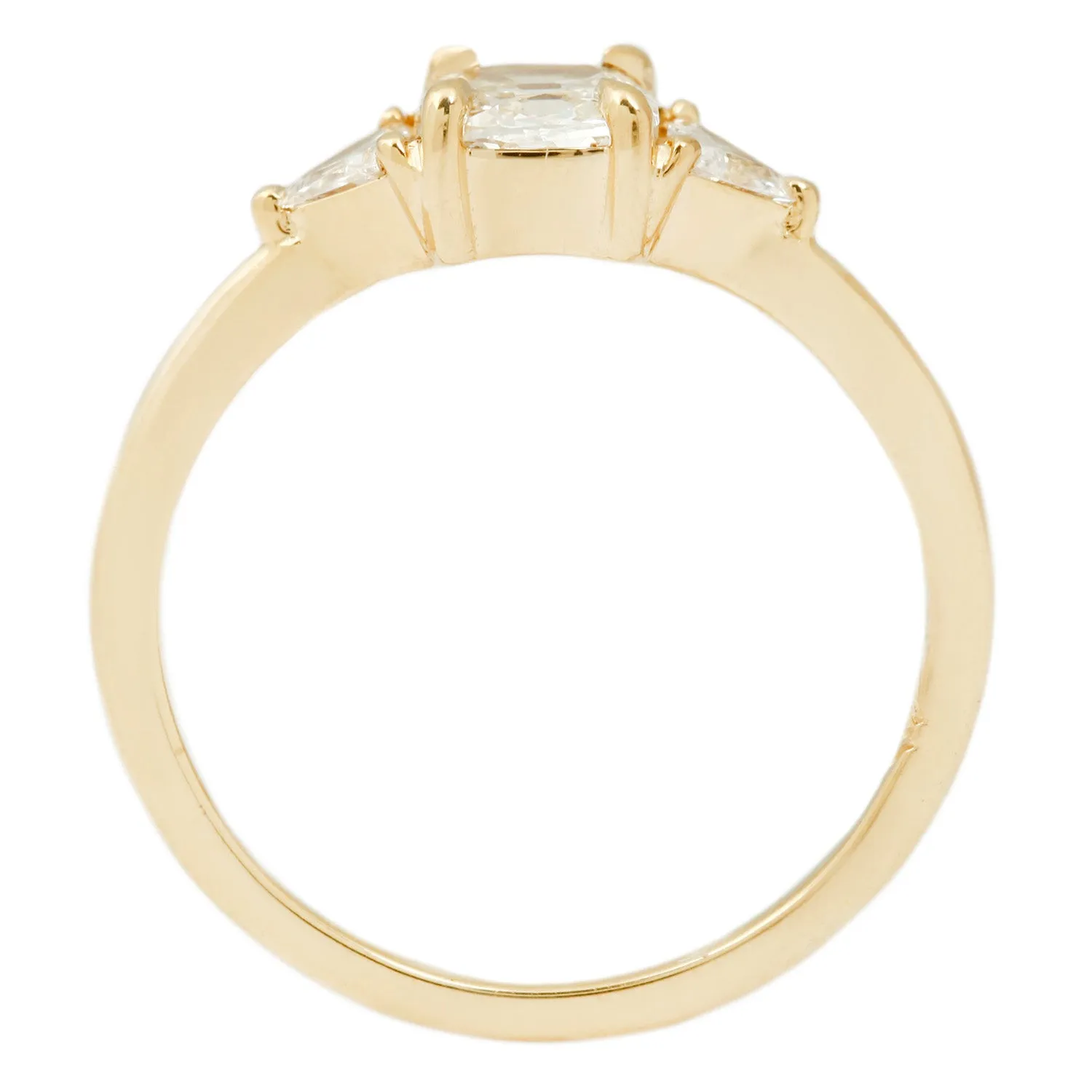 Triple Shine Diamond Ring