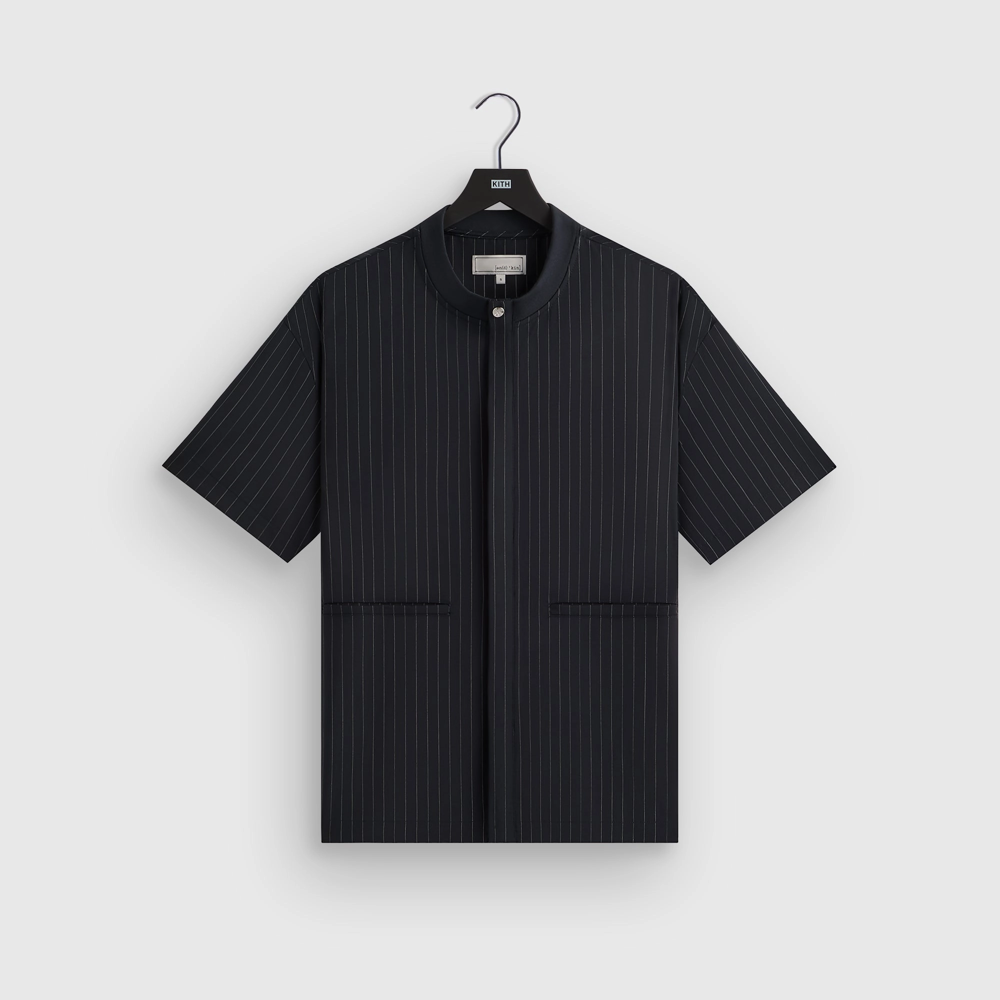 &Kin Tropical Wool Casper Shirt - Admiral Affordable General