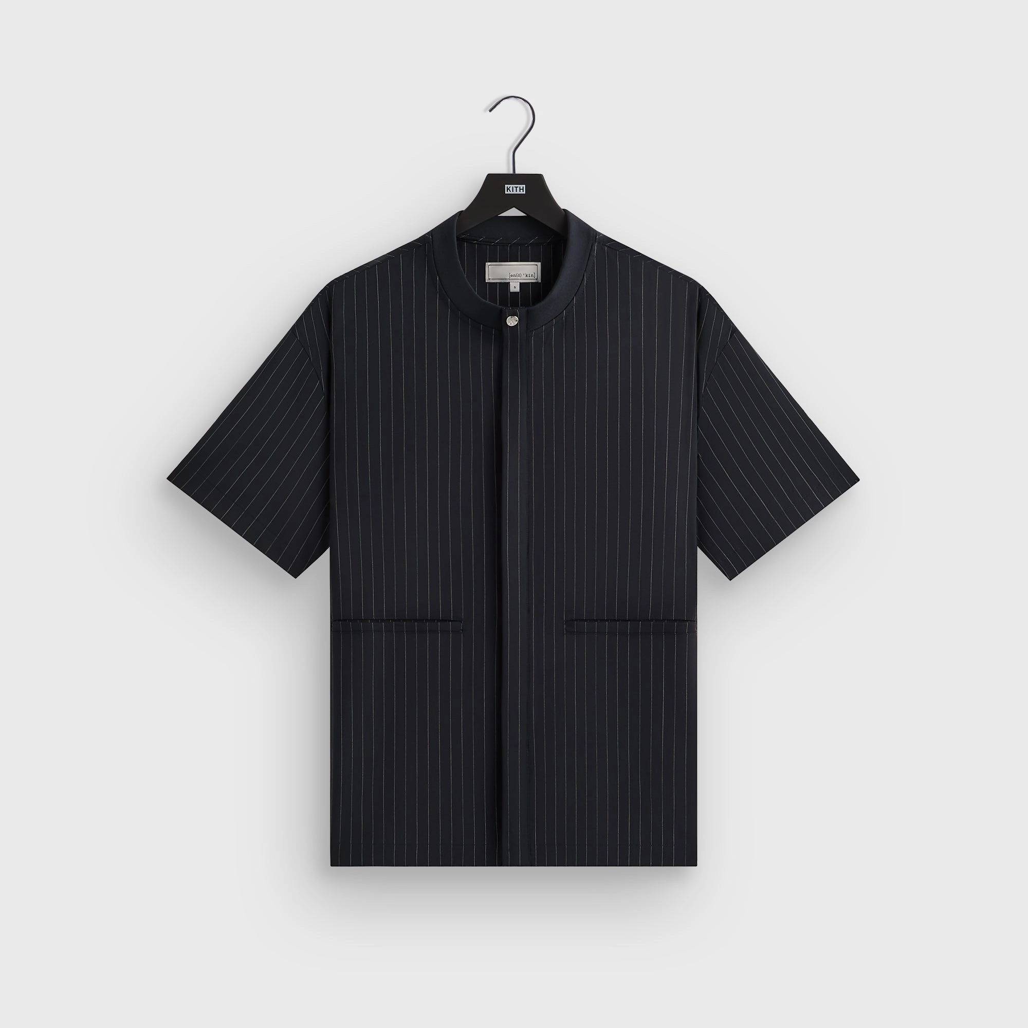 &Kin Tropical Wool Casper Shirt - Admiral Thoughtfully designed Considerate