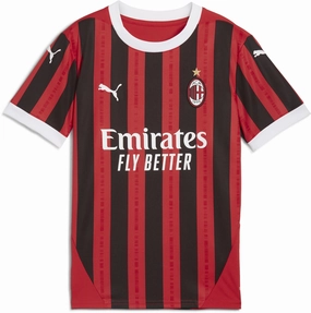 Up-to-date Junior's AC Milan 2024/25 Home Replica Soccer Jersey Classic styles