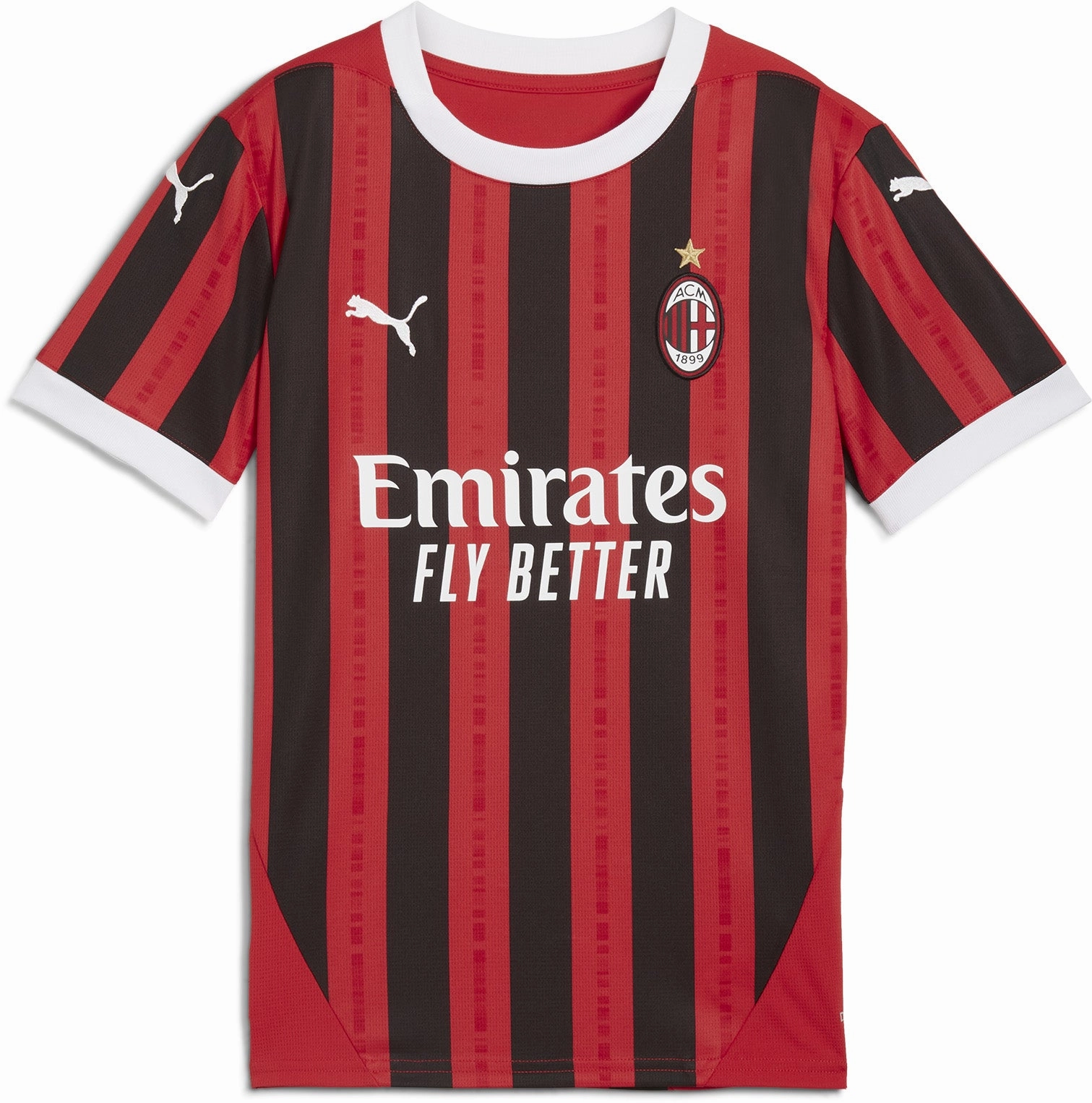 Up-to-date Junior's AC Milan 2024/25 Home Replica Soccer Jersey Classic styles