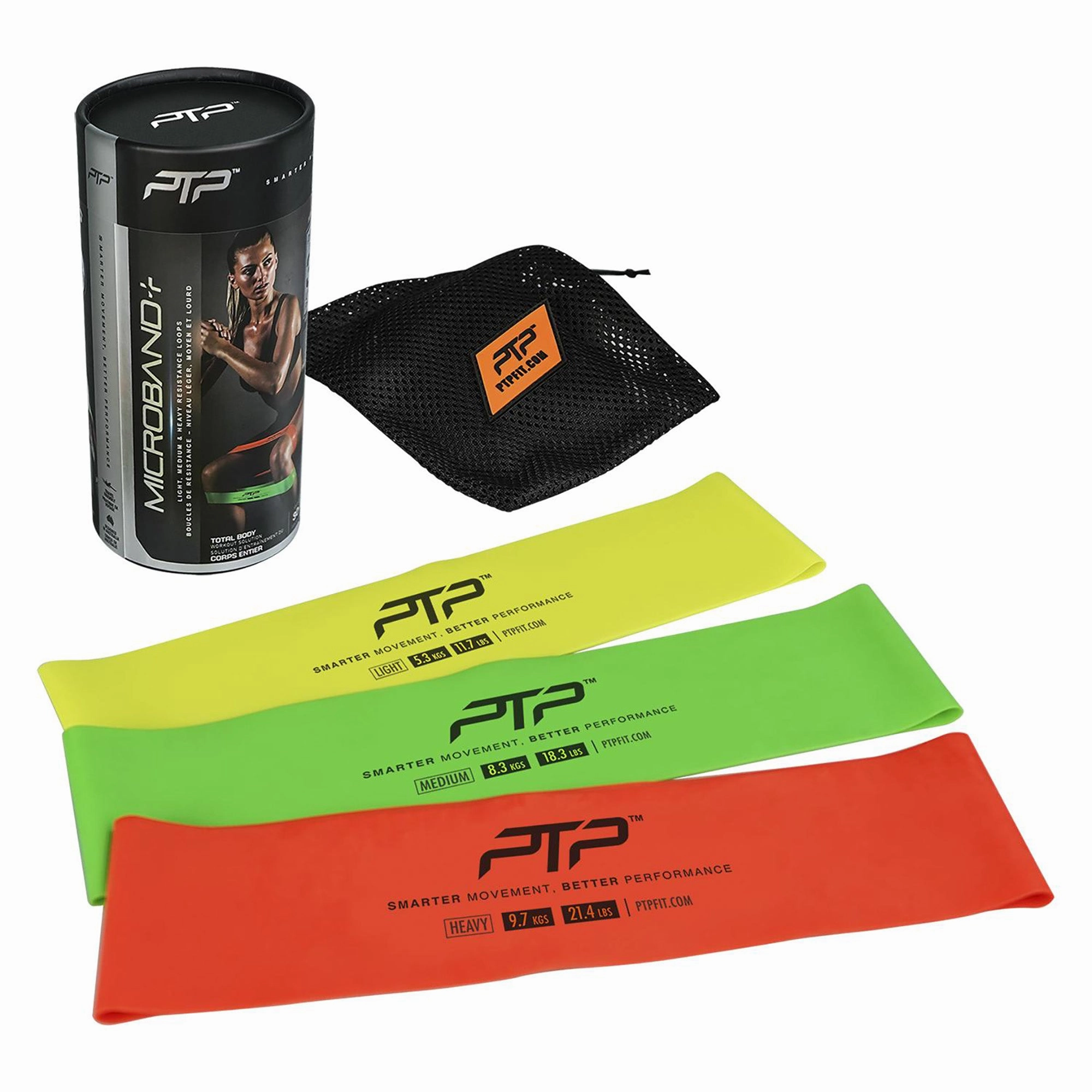 High-quality Microband 3 Pack Combo Resistance Bands Soft