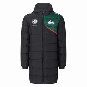 Urban style Men's NRL South Sydney Rabbitohs 2023 Coaches Jacket Fashionable wearables