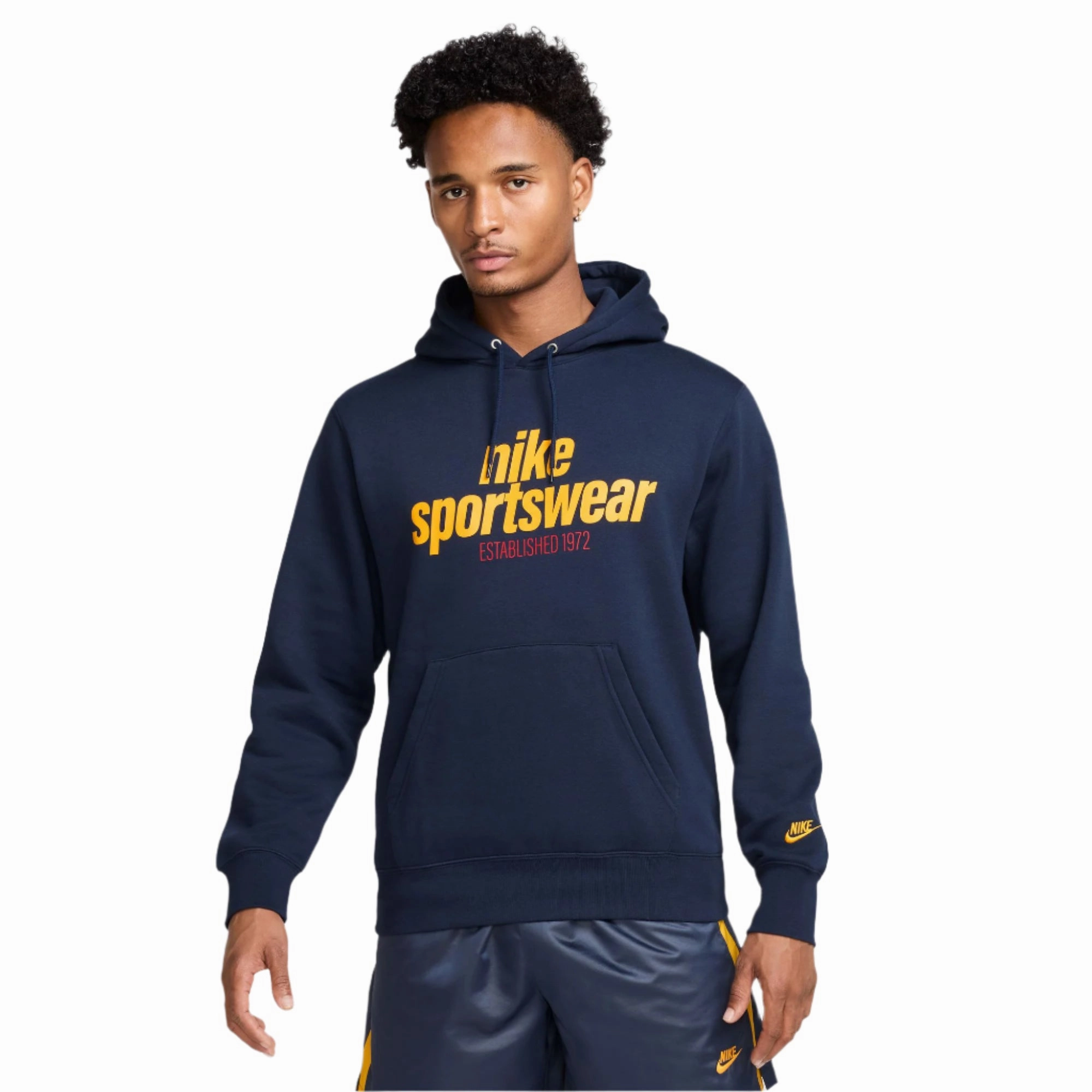 Men's Club Pull-Over Hoodie Crafted Long-lasting