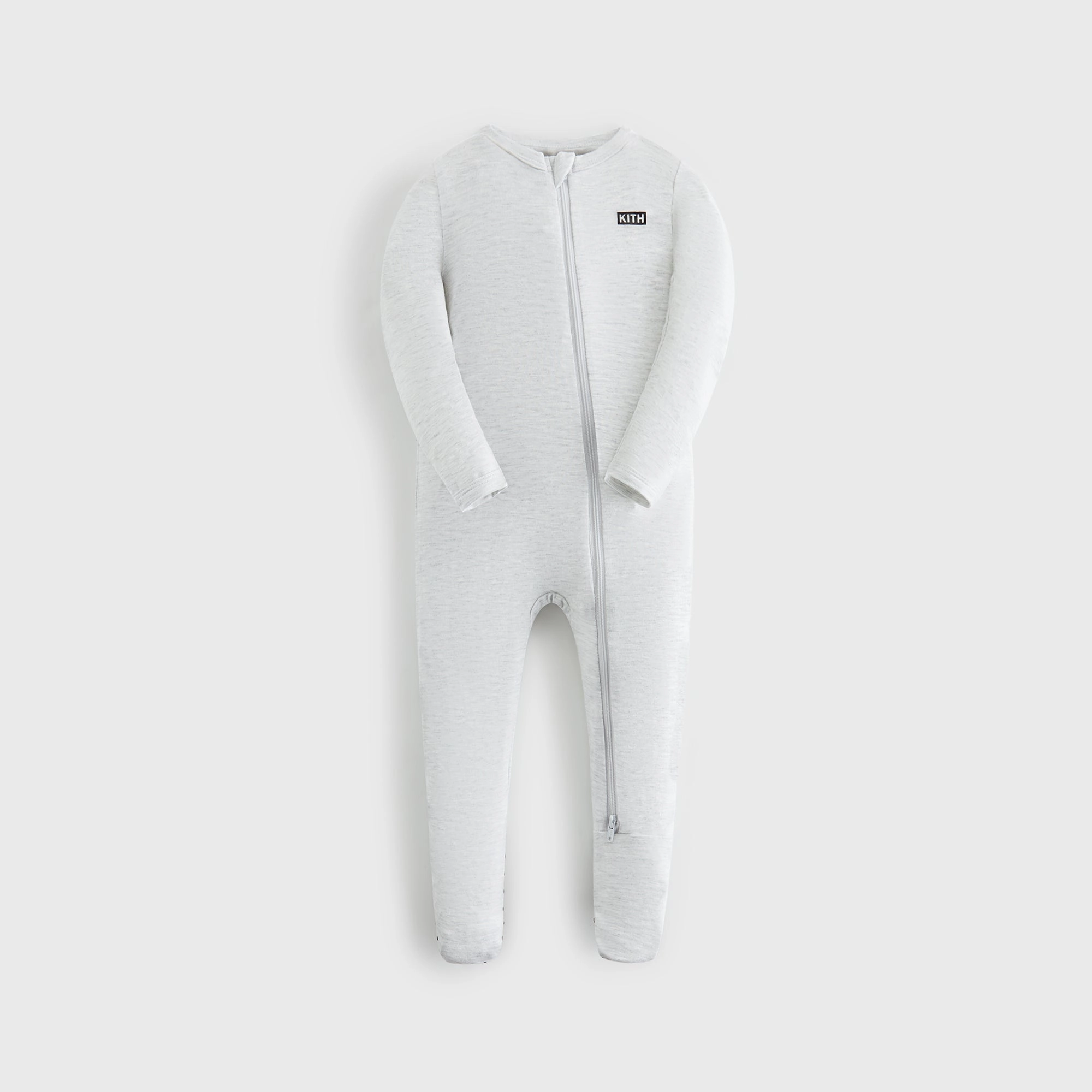 Nostalgic Kith Baby Coverall - Light Heather Grey Thoughtfully designed