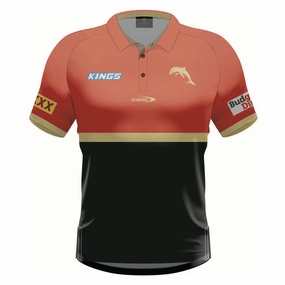 Versatile designs Men's NRL Dolphins 2024 Media Polo Perfect fit