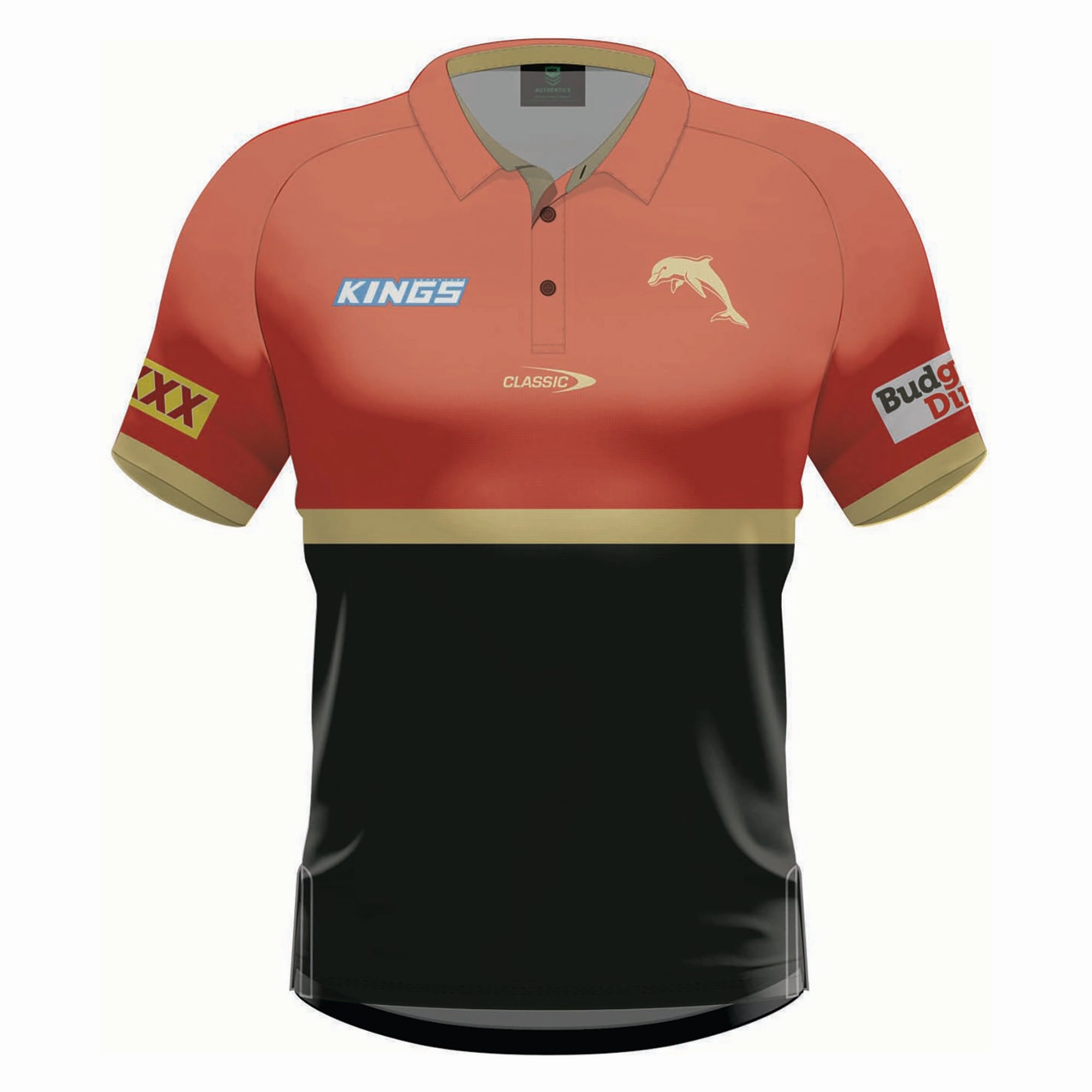Men's NRL Dolphins 2024 Media Polo Perfect fit Quality designs