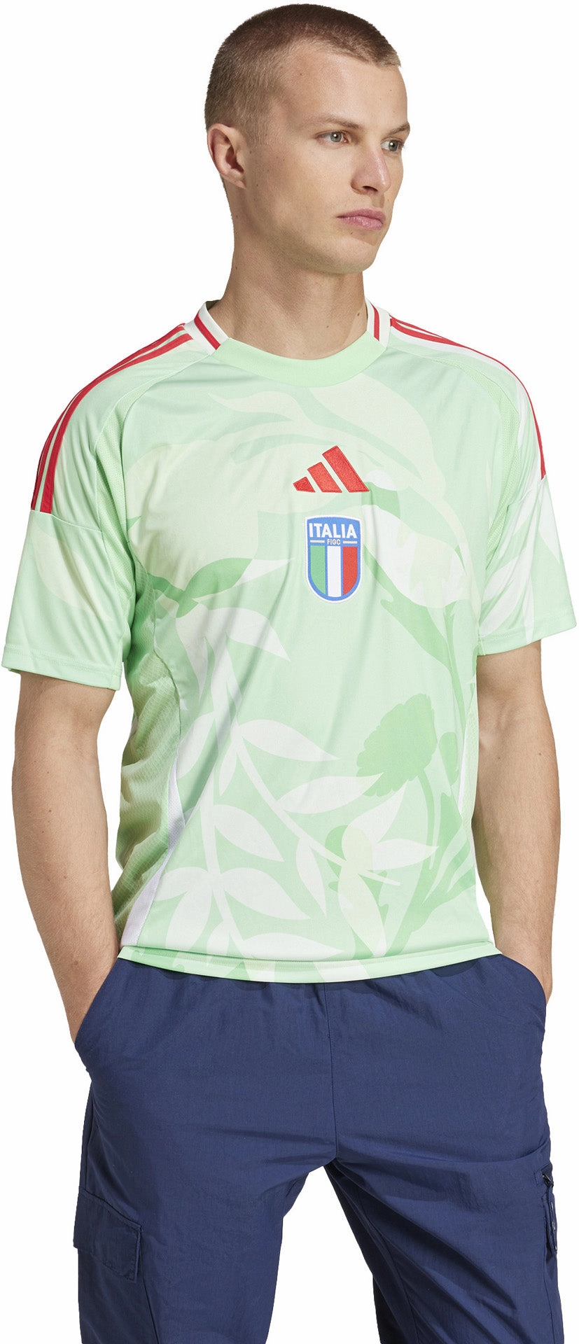 Versatile fashion Men's Italy 25 FIGC (Women's Team) Away Soccer Jersey