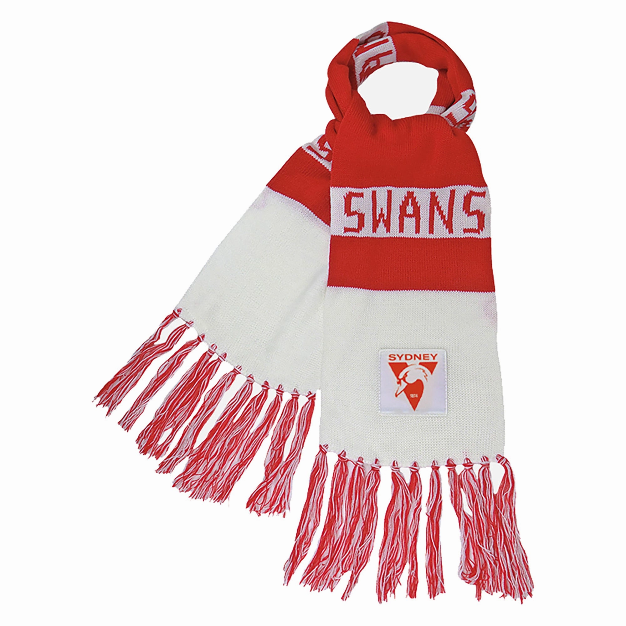 Statement Adult's AFL Sydney Swans Bar Scarf Versatile pieces