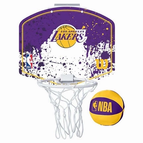 Versatile pieces NBA Los Angeles Lakers Team Mini Hoop Basketball System Attention to detail