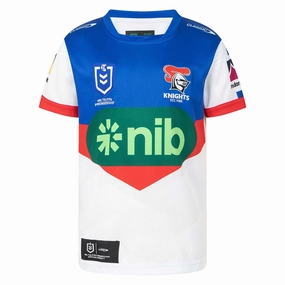 Versatile styles Junior's NRL Newcastle Knights 2023 Away Jersey Tasteful