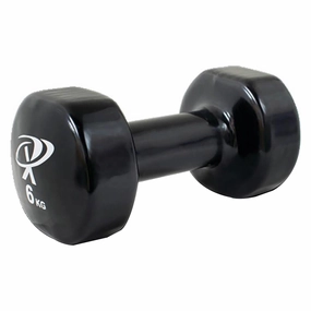 Versatile wear 6Kg Coloured Vinyl Dipped Dumbbell Well-fitted