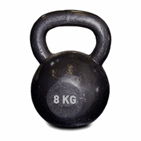Versatile wear 8kg Solid Cast Iron Kettlebell Versatile