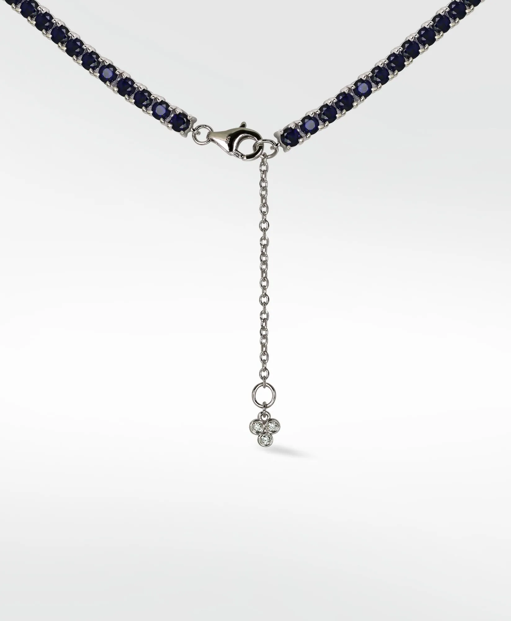 Veto Lux Eternity 14K Gold Necklaces w. Lab-Grown Diamond & Sapphire