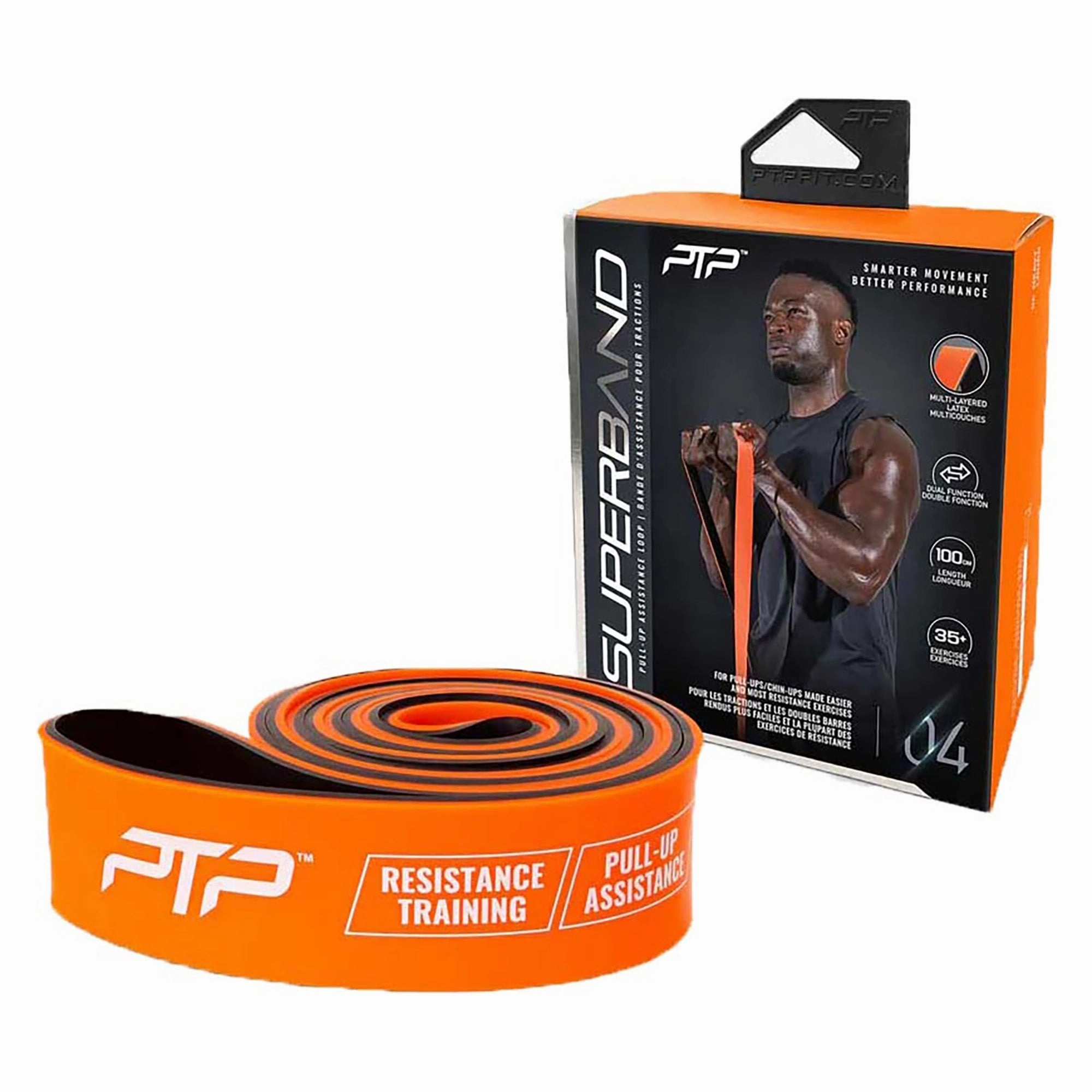 SuperBand Dual Colour Heavy Resistance Band Expressive Trend-aware