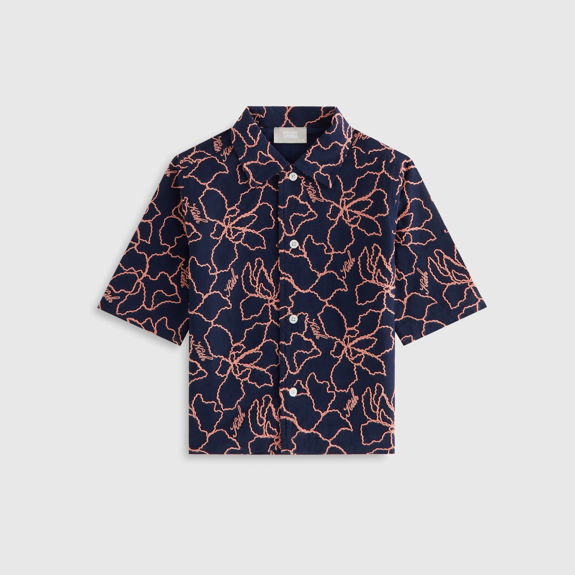 Needed Kith Kids Iris Bennet Camp Shirt - Nocturnal Eye-catching