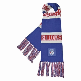 Wardrobe essential Adult's AFL Western Bulldogs Bar Scarf Quality attire