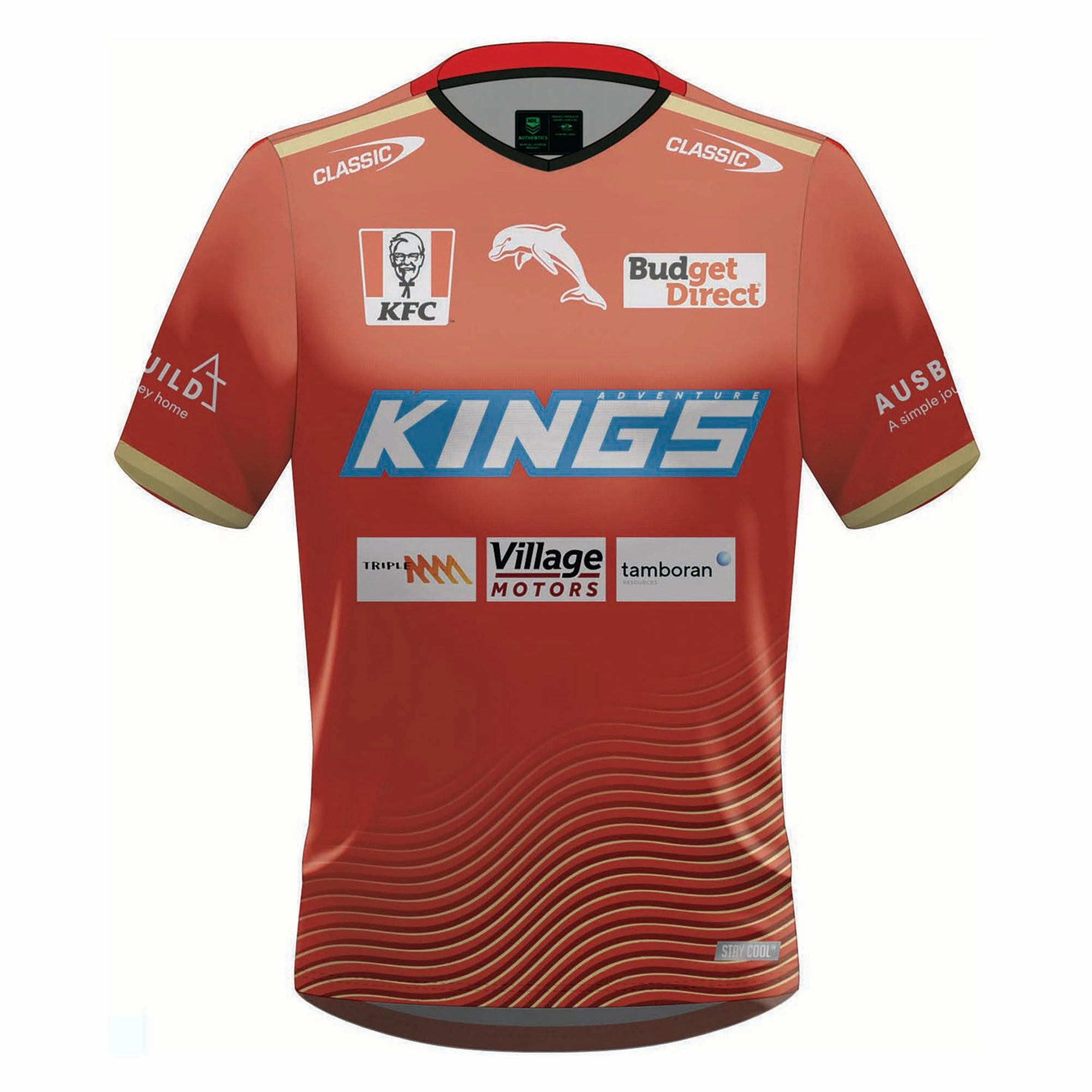 Men's NRL Dolphins 2024 Training Tee Smart casual Seasonal
