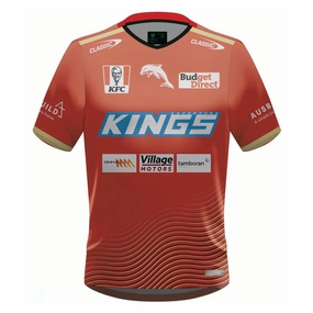Wardrobe update Men's NRL Dolphins 2024 Training Tee Modern silhouettes