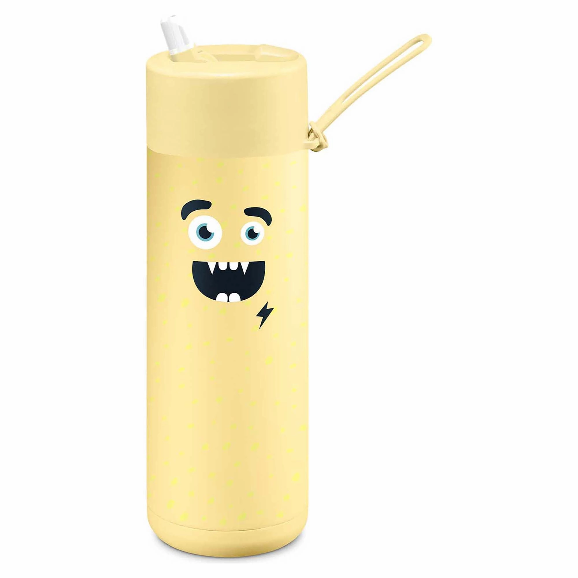 Flo' Franksters 595ml Stainless Steel Ceramic Straw Lid Water Bottle Fresh looks Quality wear