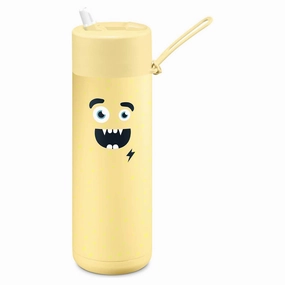 Weekend Flo' Franksters 595ml Stainless Steel Ceramic Straw Lid Water Bottle Classic cuts