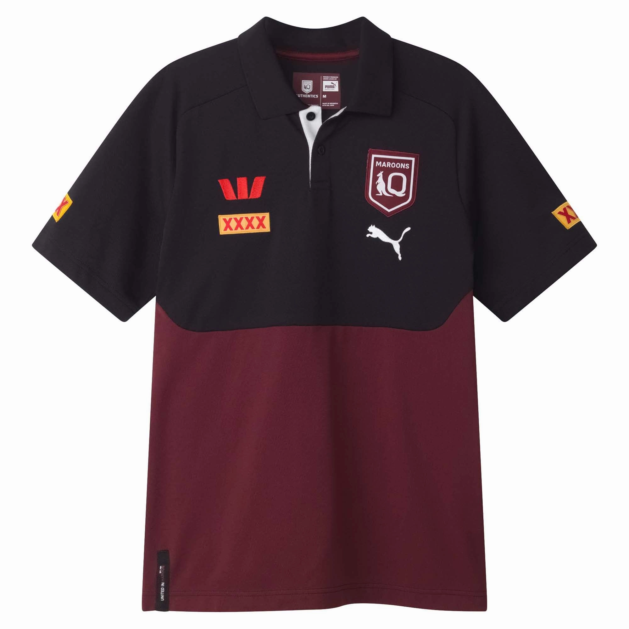 Men's State Of Origin Queensland Maroons 2025 Team Polo Eco-friendly Premium