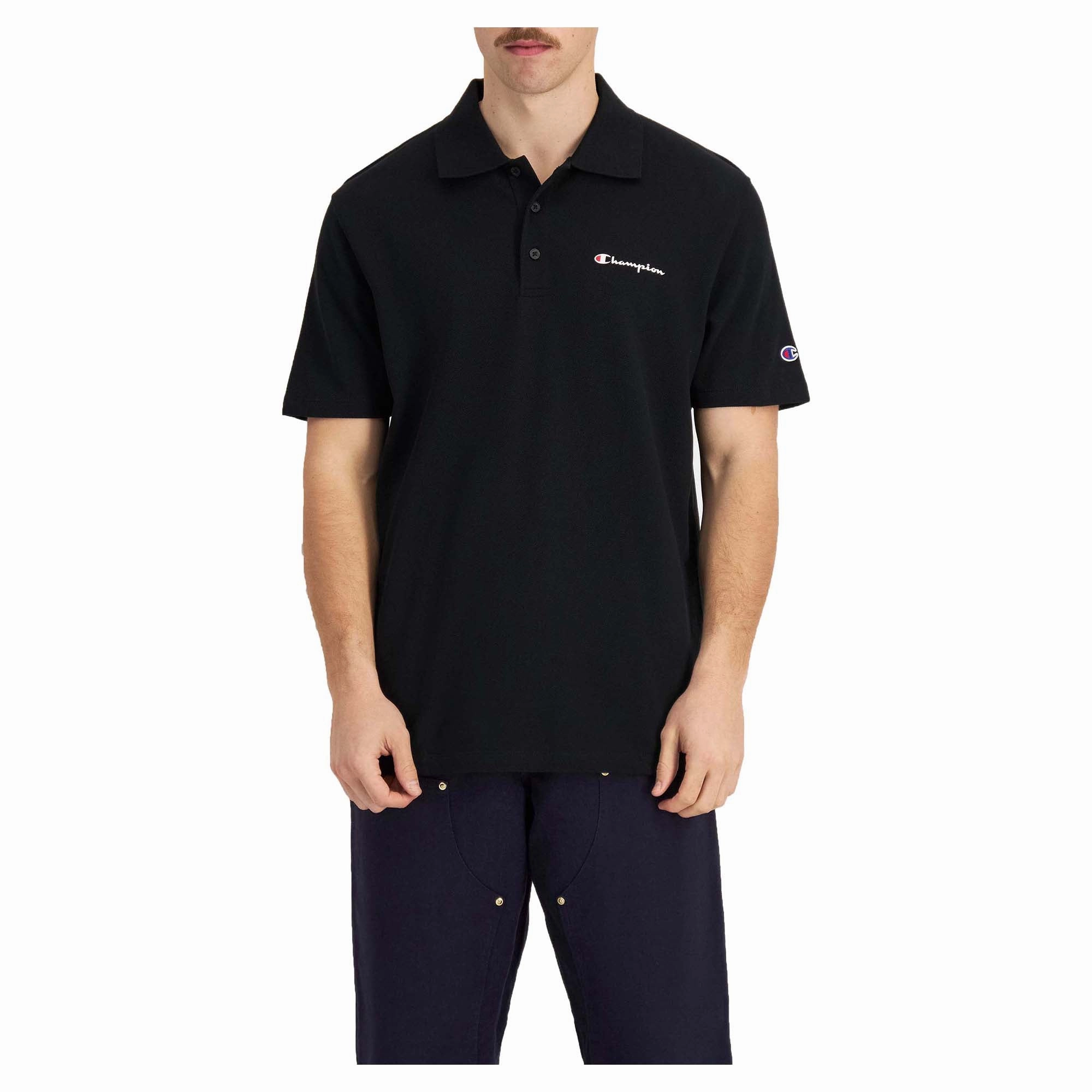 Comfortable fashion Men's Script Pique Polo Shirt Classic cuts