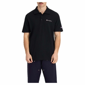 Well-made Men's Script Pique Polo Shirt Sustainable