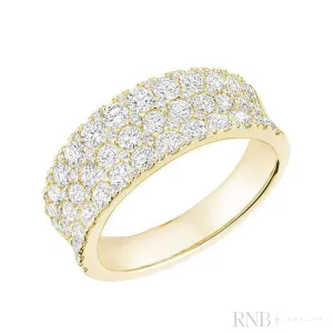Wide Pave Diamond Band