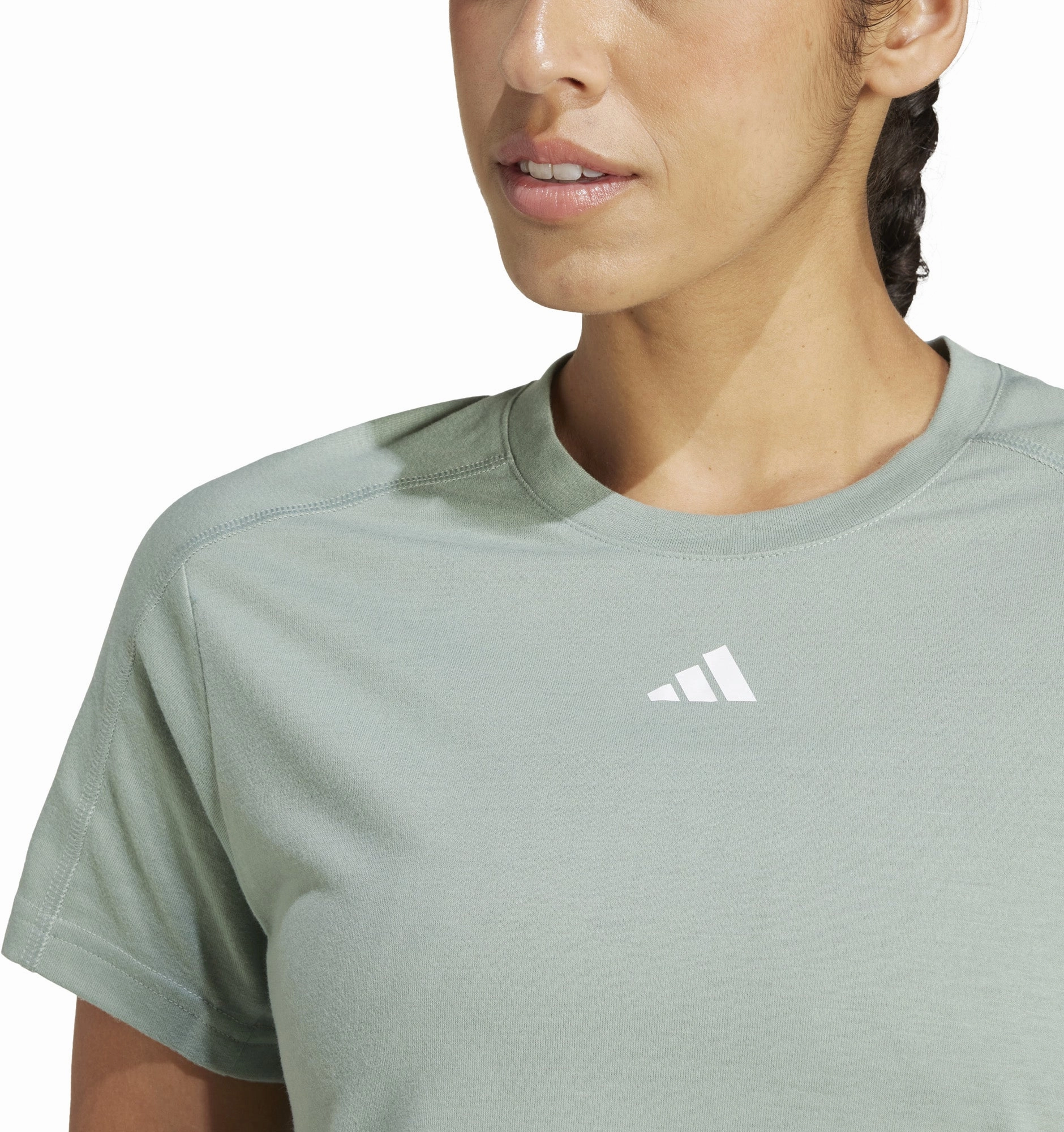 Women's AEROREADY Train Essentials Minimal Branding Crewneck T-Shirt Modern designs