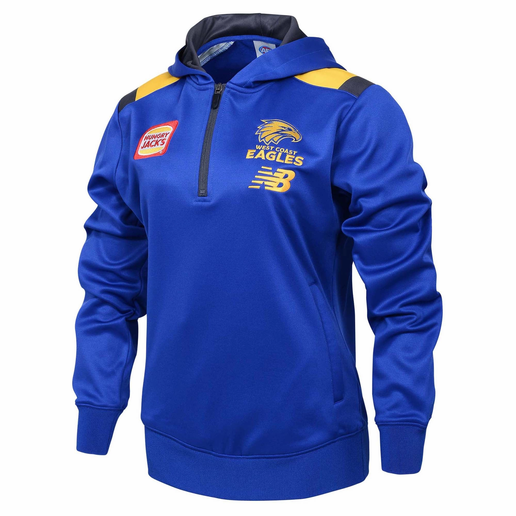 Women's AFL West Coast Eagles Football Club 2025 Half Zip Hoodie High-quality fashion Durable wear