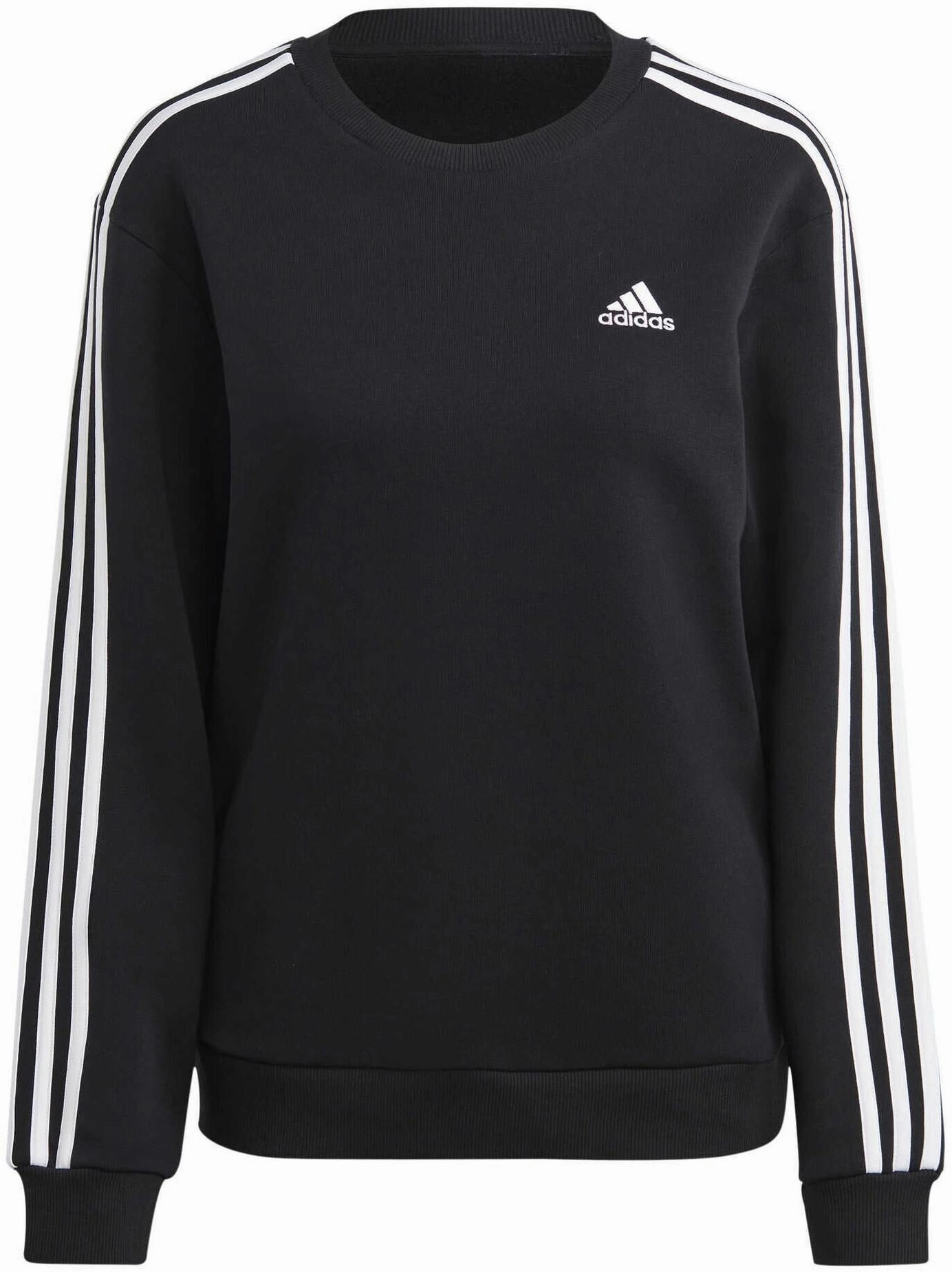 Women's Essentials 3-Stripes Fleece Sweatshirt Trend-defining Style-defining