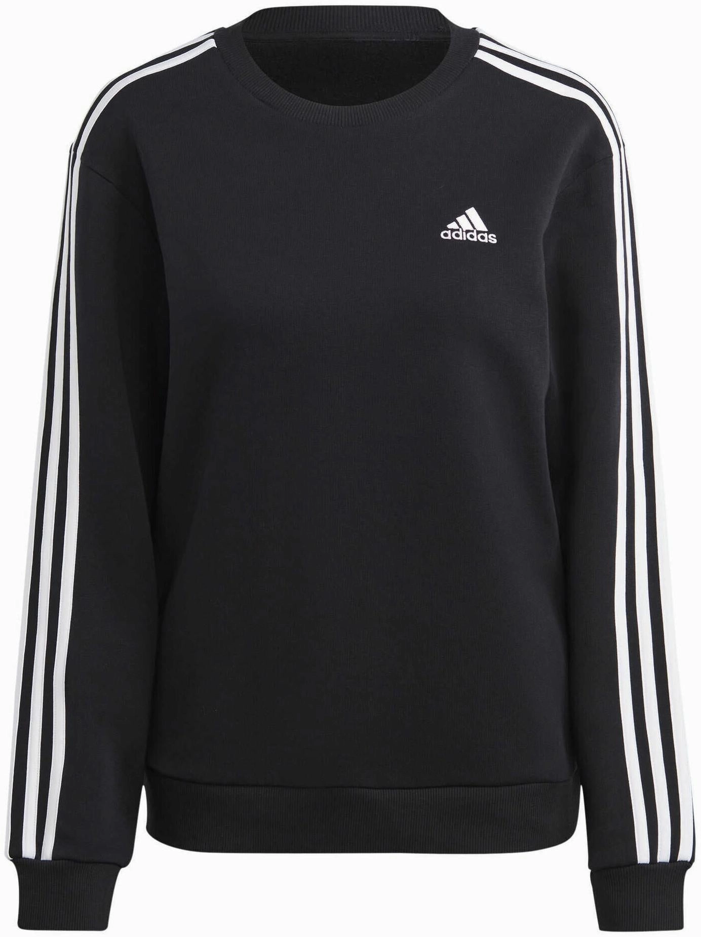 Quality designs Women's Essentials 3-Stripes Fleece Sweatshirt Seasonal