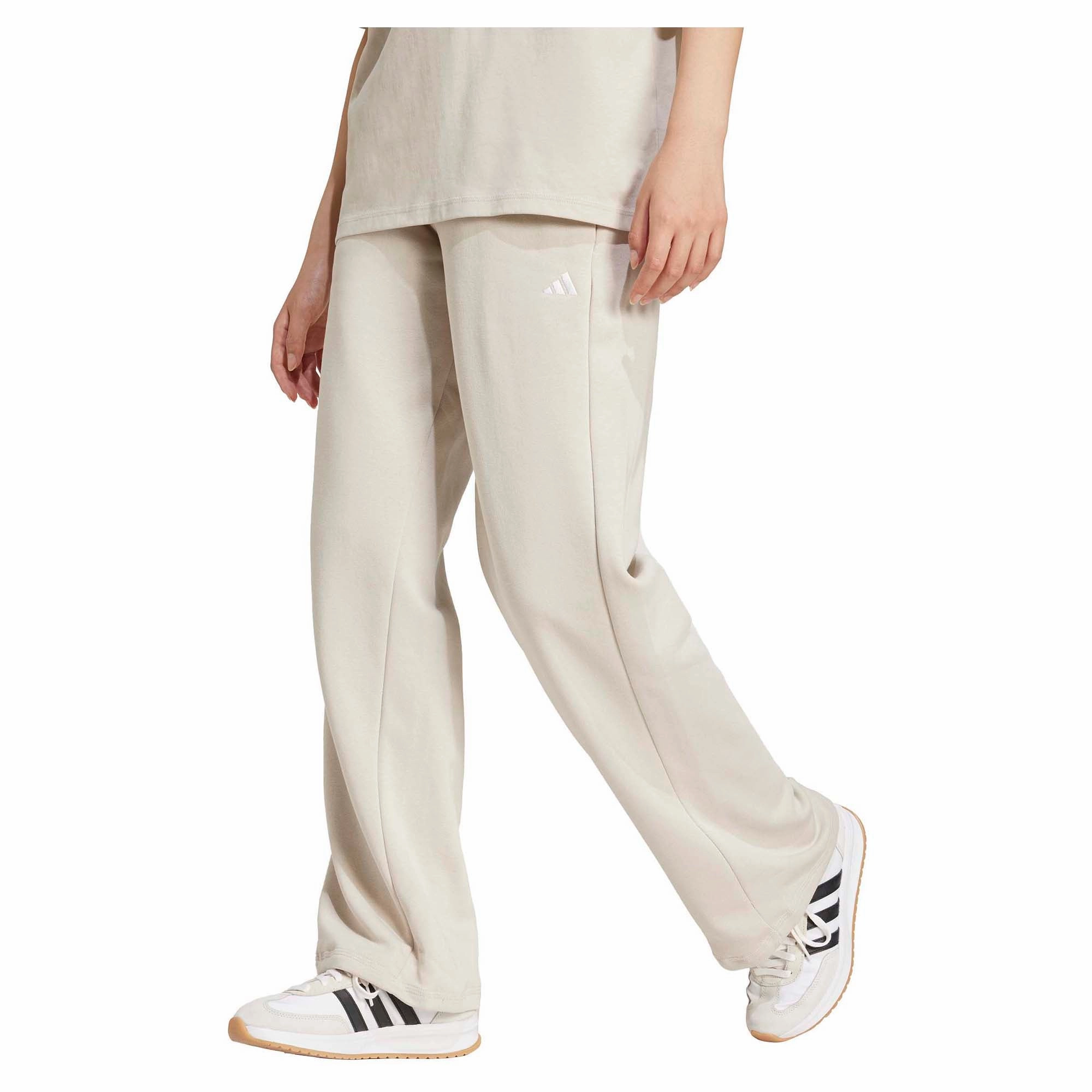 Women's Essentials Small Logo Feel Cozy Open Hem Pants Polished Quality pieces