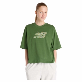Women's Flower Logo Crew T-Shirt Trendy styles Style guide