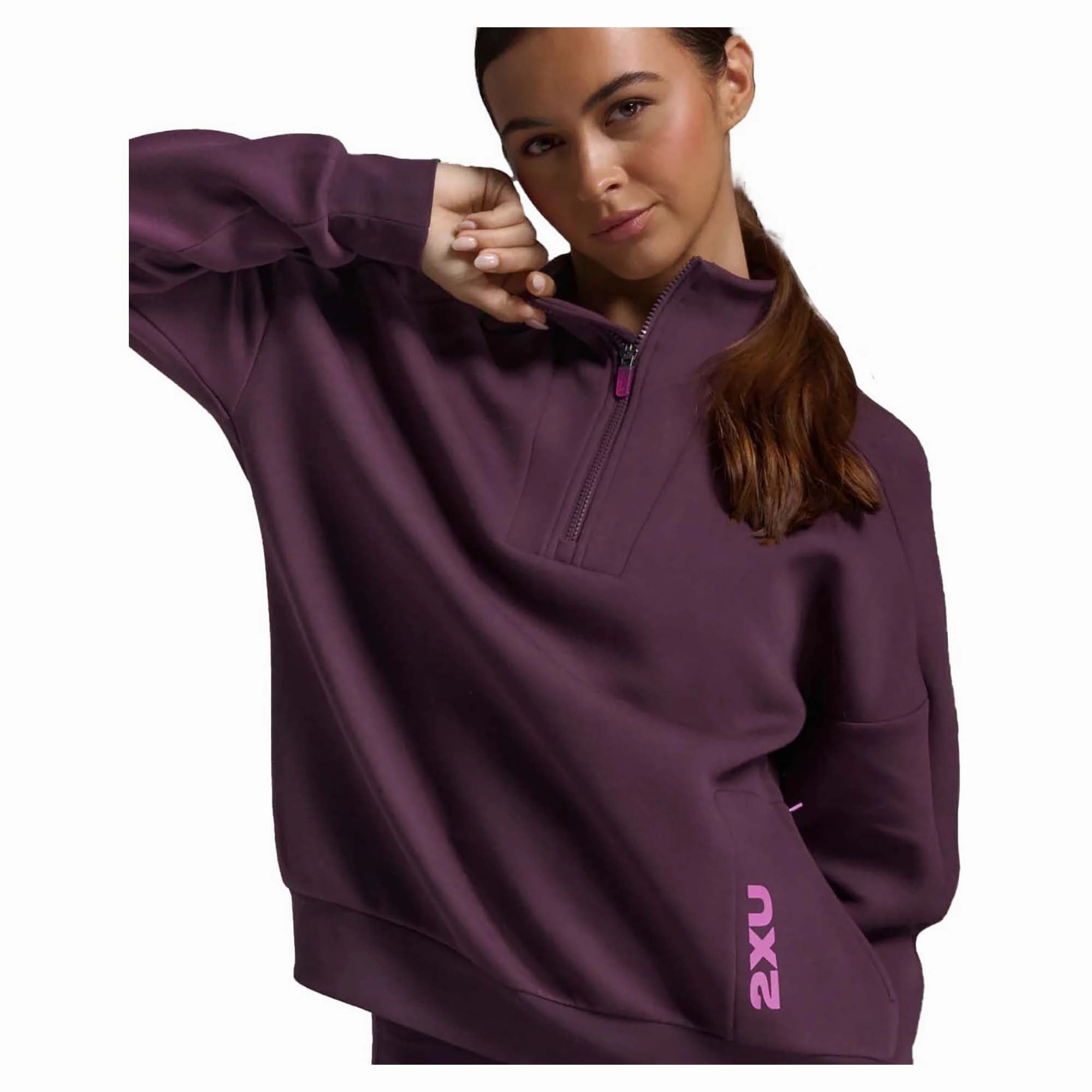 Women's Form Smooth Spacer 1/2 Zip Sweatshirt Comfort focused