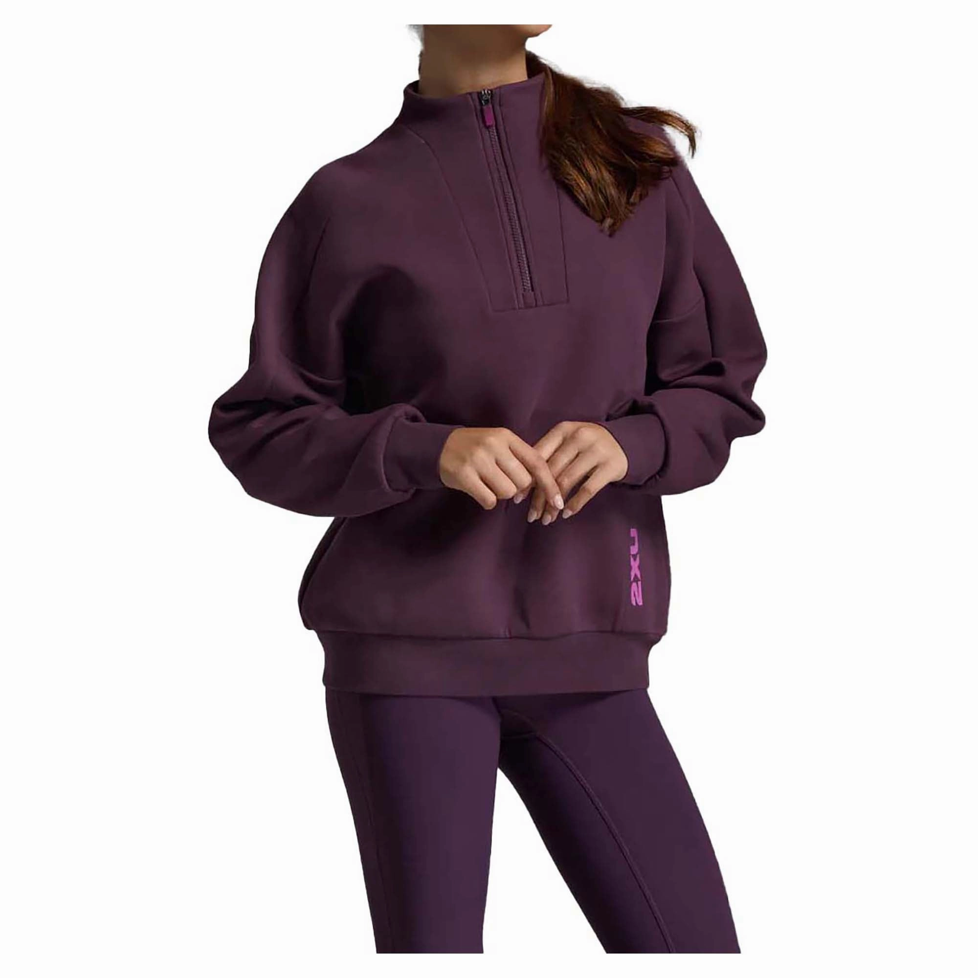 Women's Form Smooth Spacer 1/2 Zip Sweatshirt Quality wearables Fashion staple
