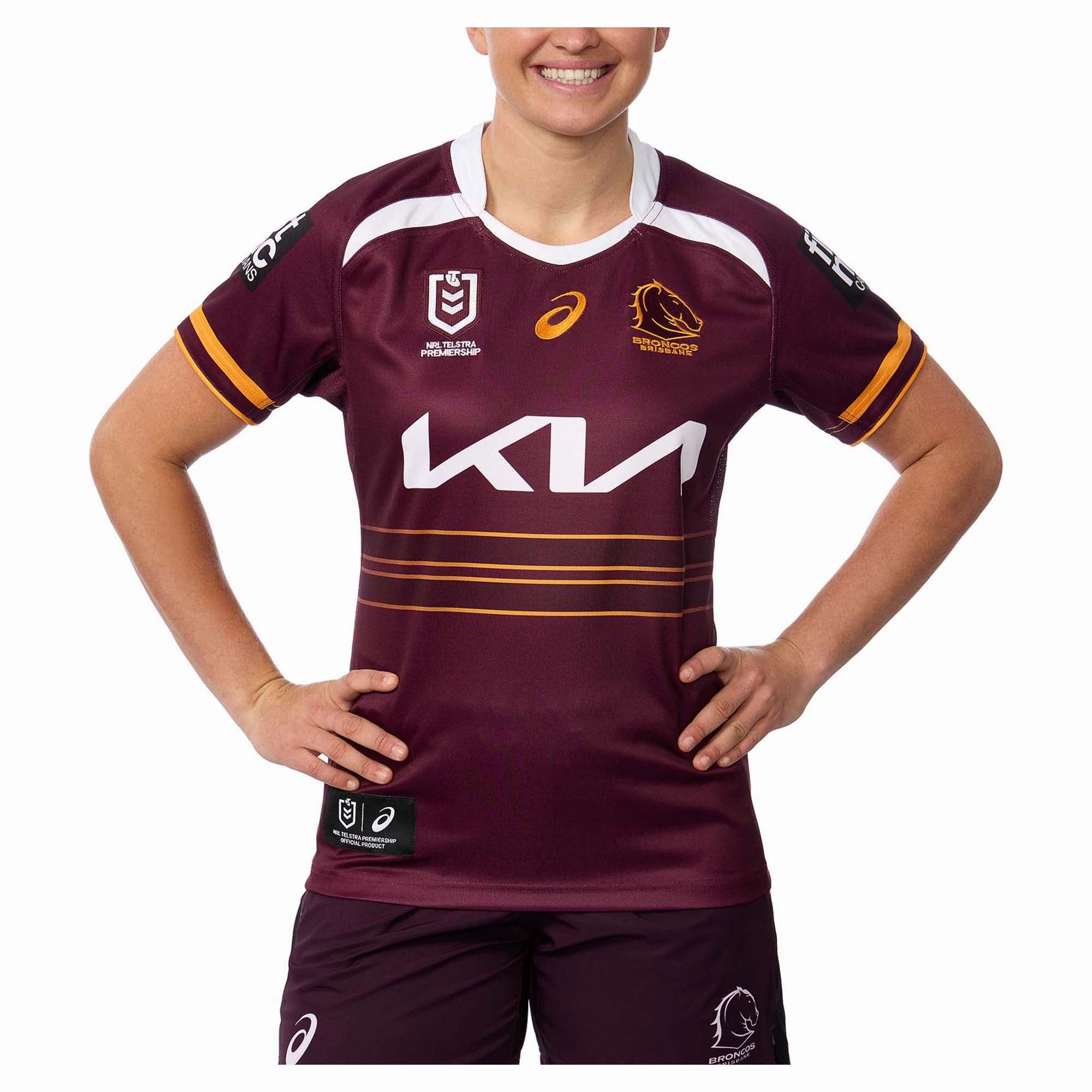 Women's NRL Brisbane Broncos 2025 Replica Home Jersey Stylish essentials Best sellers