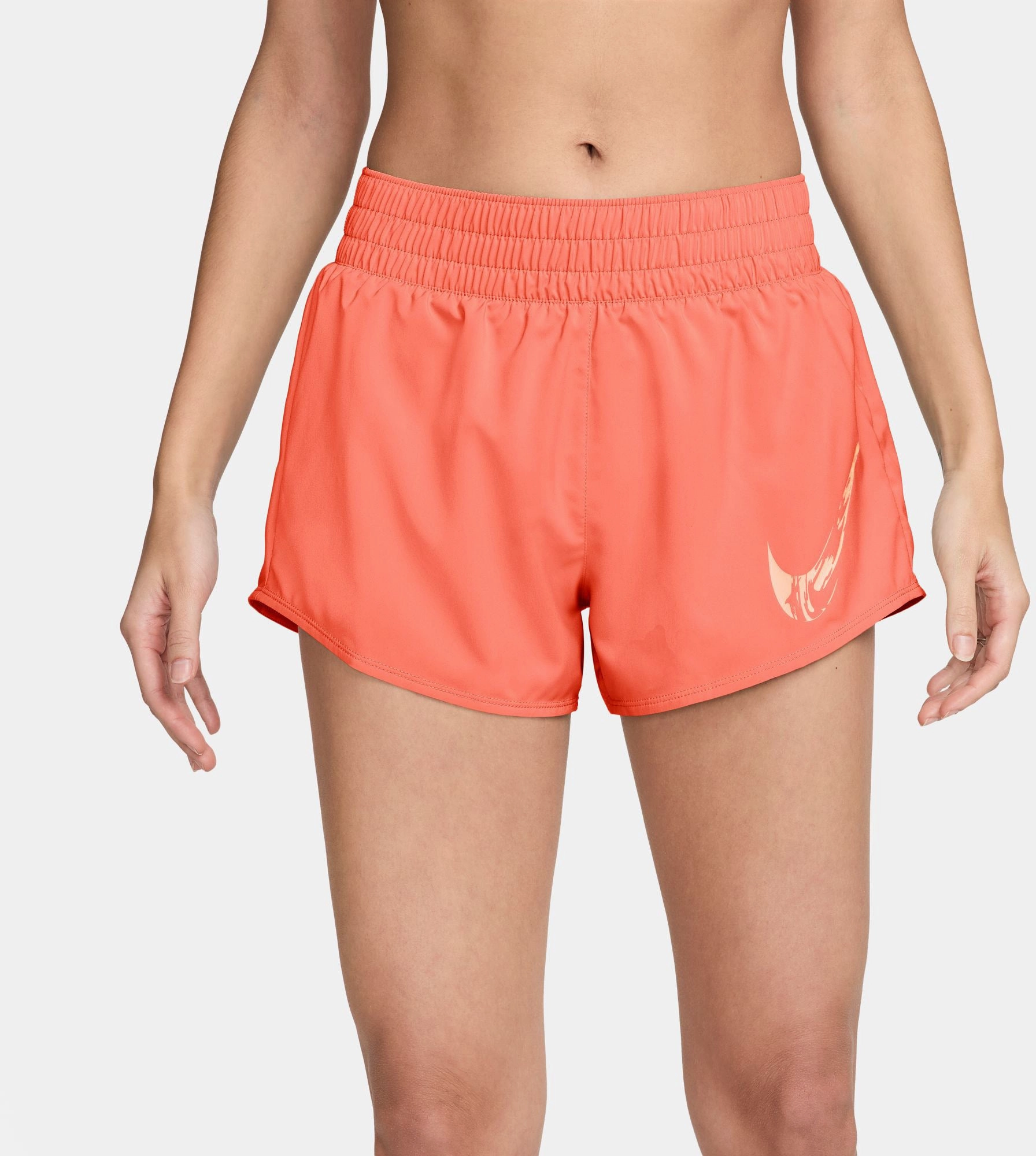 Women's One Mid-Rise Brief-Lined Graphic Shorts Classic cuts