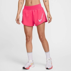 Women's One Mid-Rise Brief-Lined Graphic Shorts Comfortable looks Sophisticated