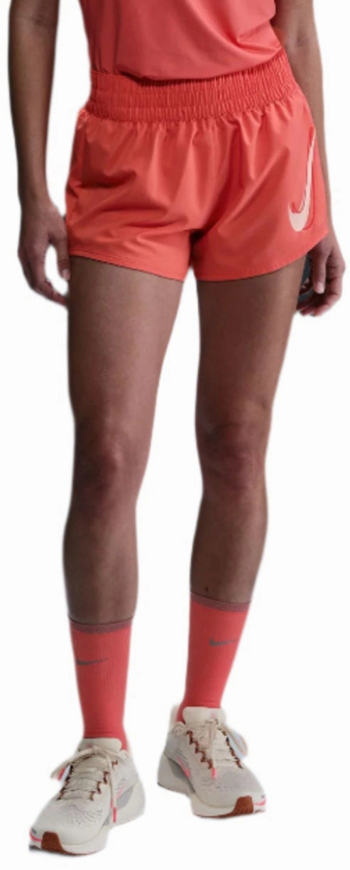Women's One Swoosh Dri-FIT Mid-Rise Brief-Lined Running Shorts Modern wear Fashionable finds
