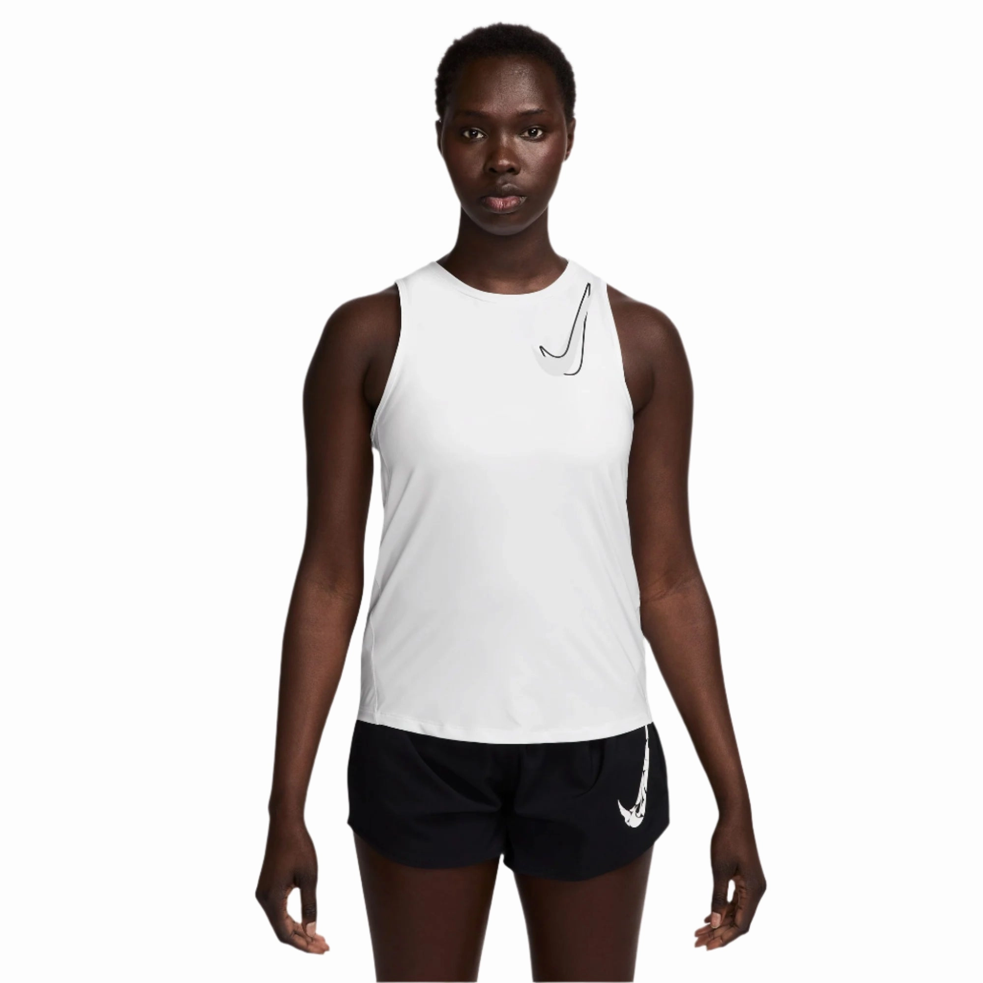 Women's One Swoosh Dri-FIT Running Tank Top Modern attire Style focused