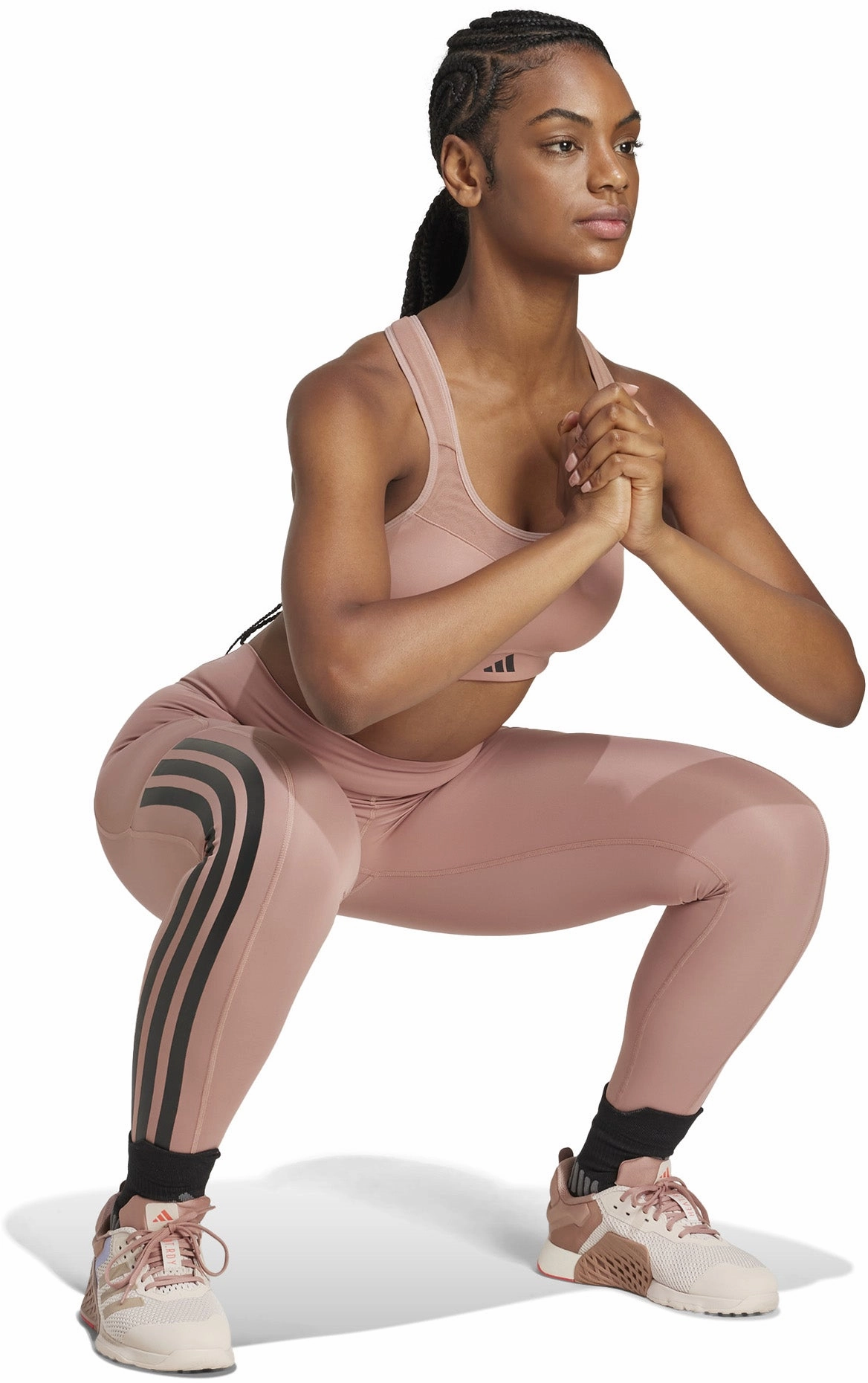 Women's Optime 3-Stripes Full-Length Leggings Durable fashion