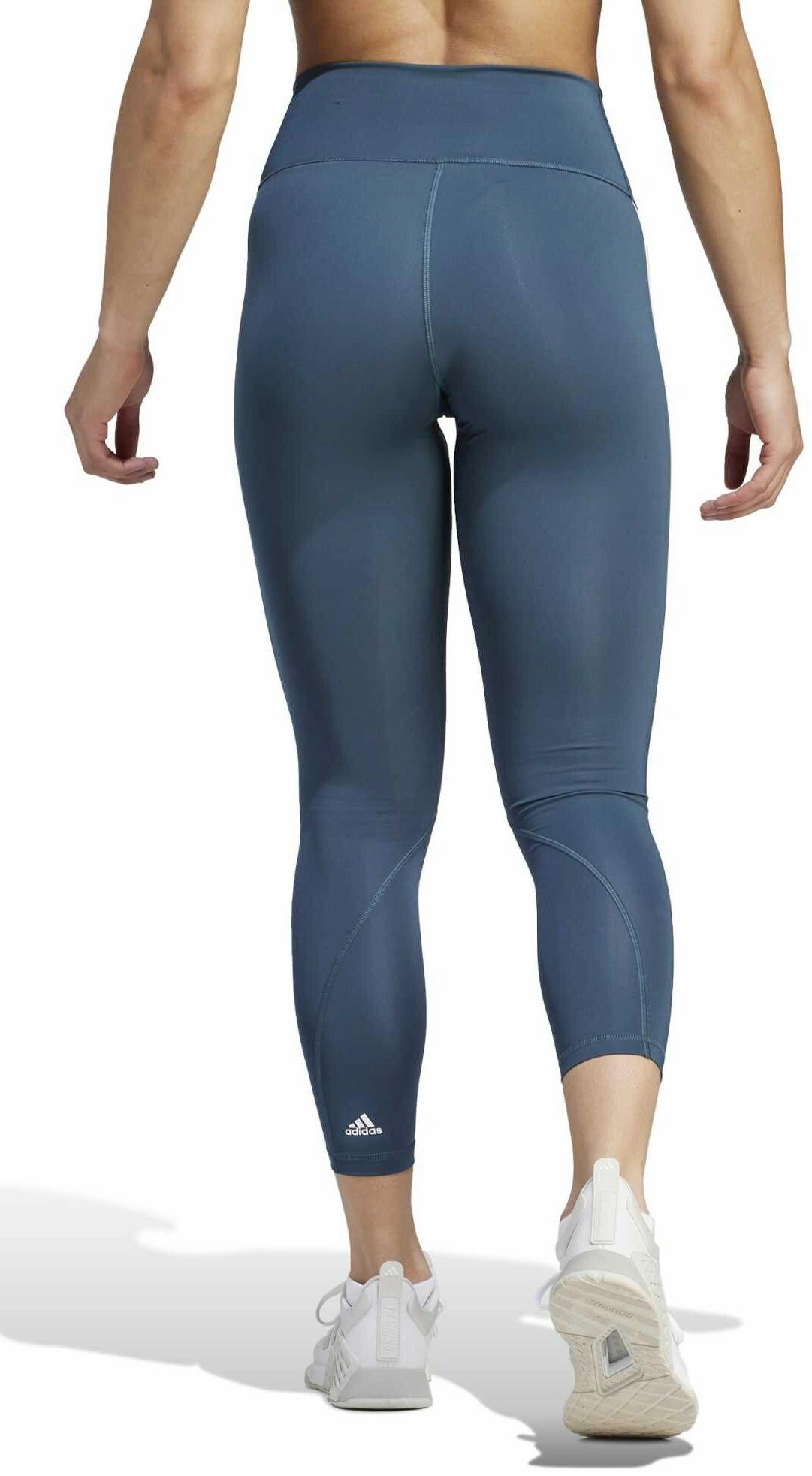 Women's Optime Train Icons 3-Stripes 7/8 Leggings Fitted