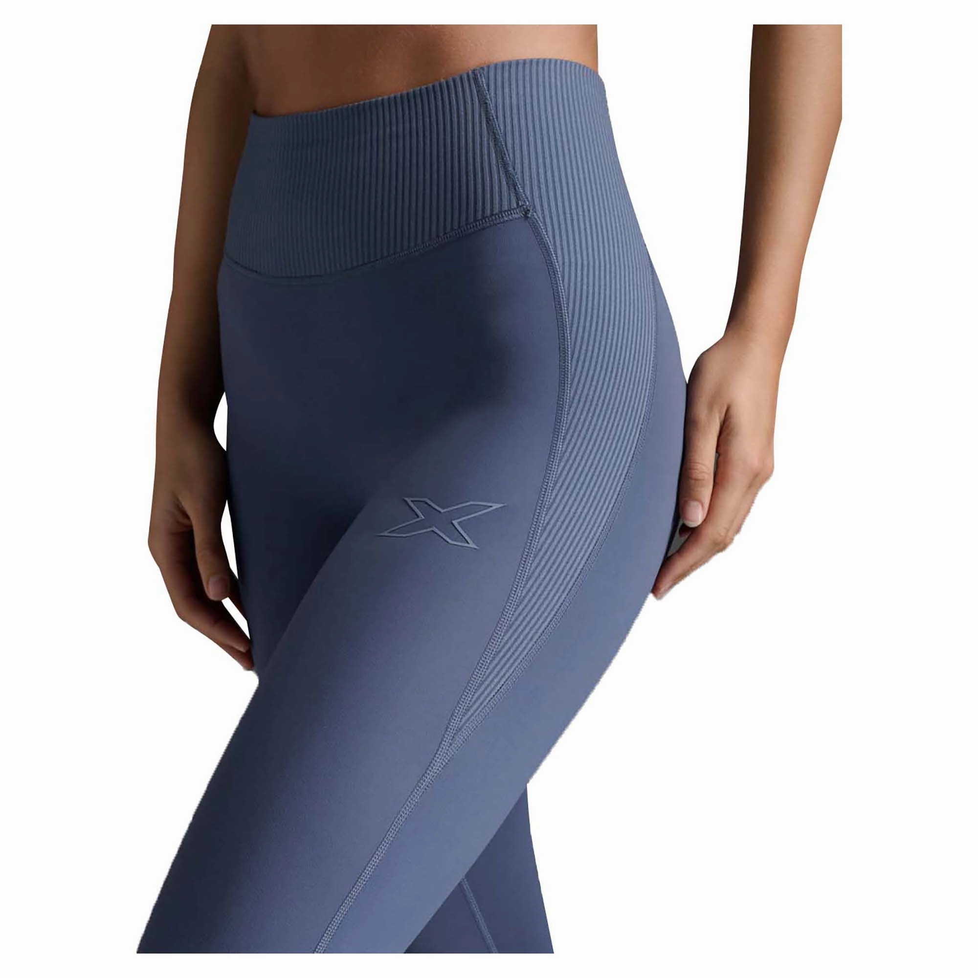 Women's Ribbed Hi-Rise Compression Tights Refined