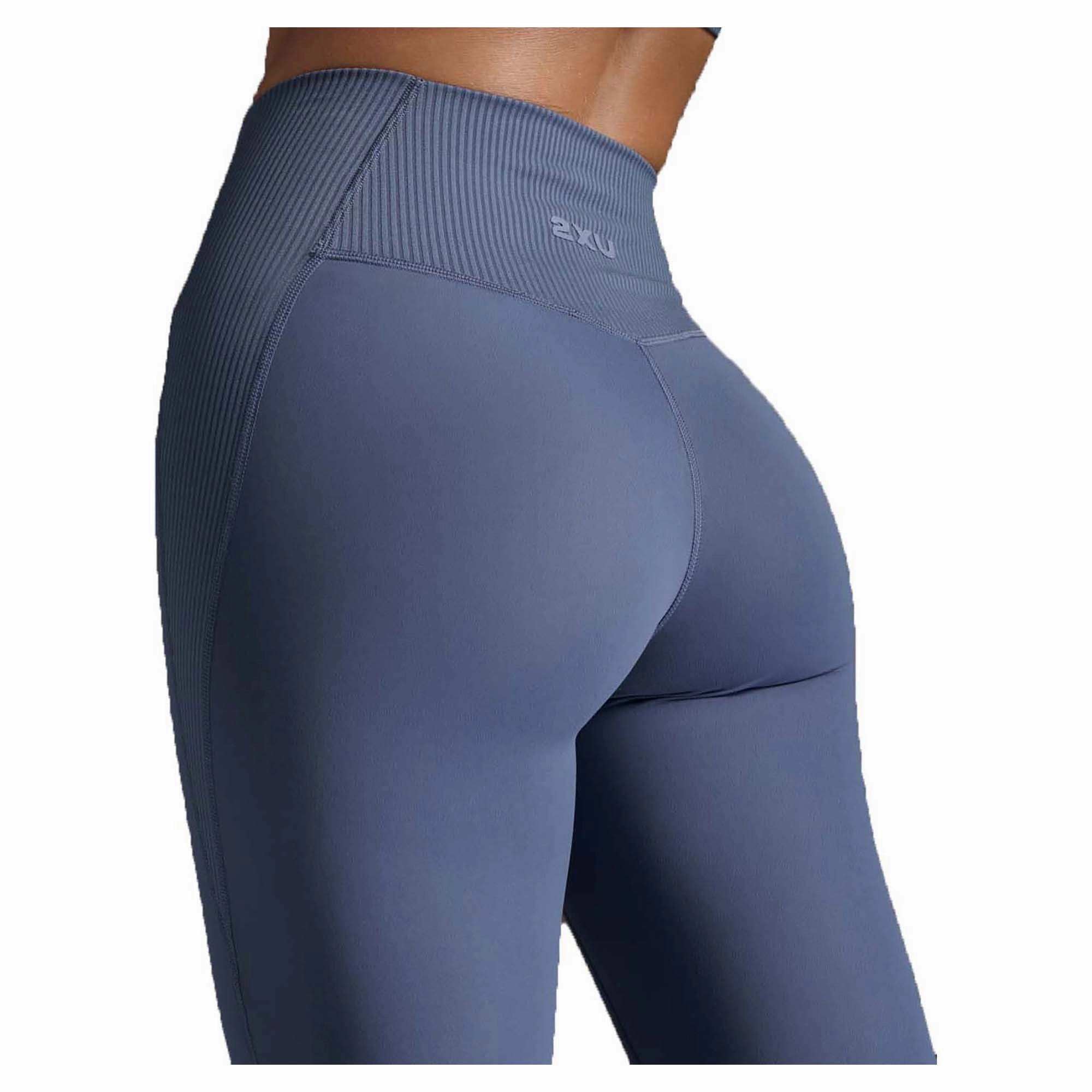Women's Ribbed Hi-Rise Compression Tights Refined