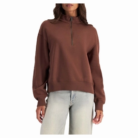 Women's Rochester Capital Half Zip Sweatshirt Style focused Refined