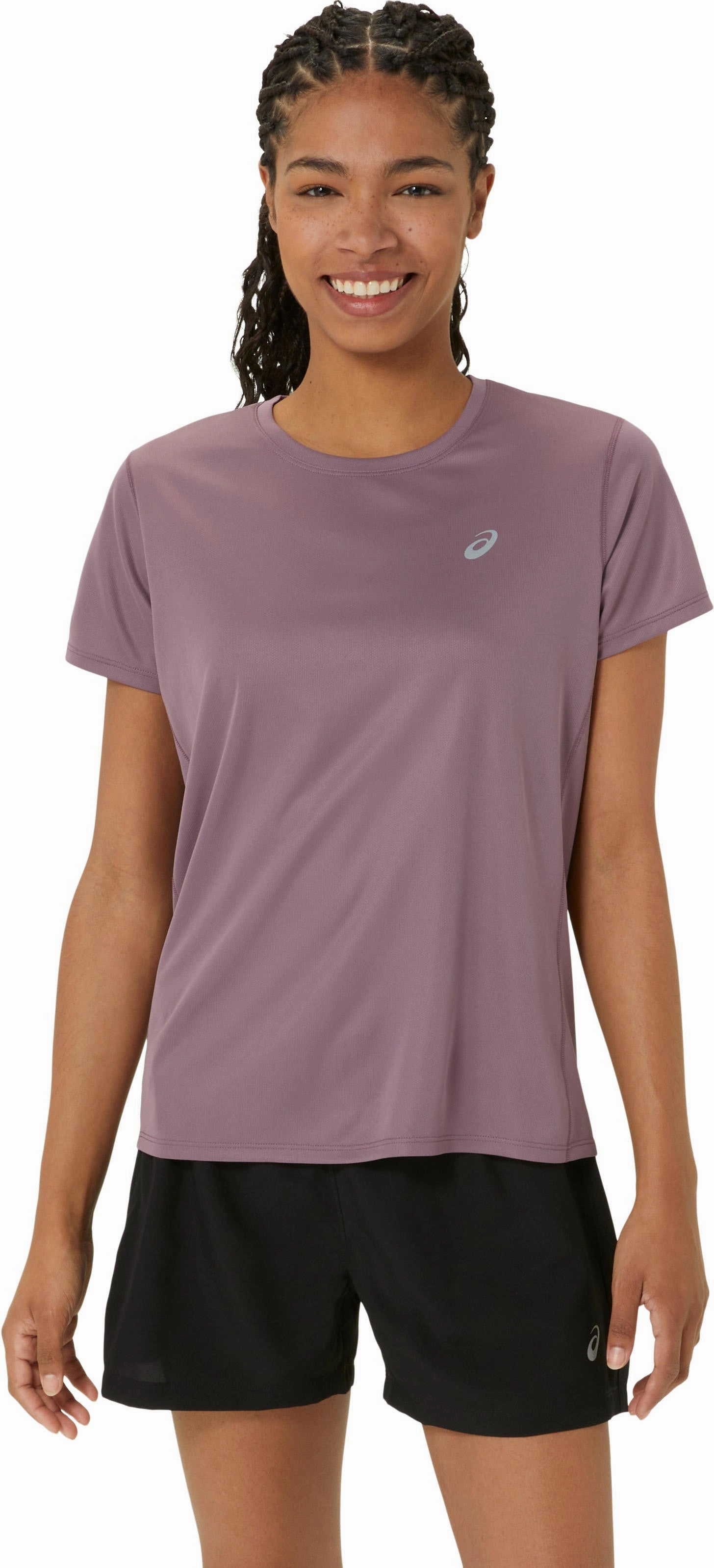 Women's Silver Short Sleeve Top Quality guaranteed Subtle
